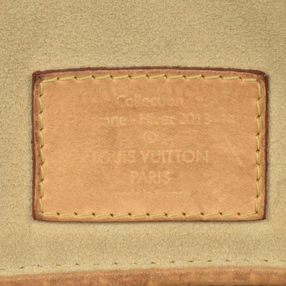 Louis Vuitton Louis Vuitton Lockit Chain Handbag Monogram Canvas M40989 Brown Du2153