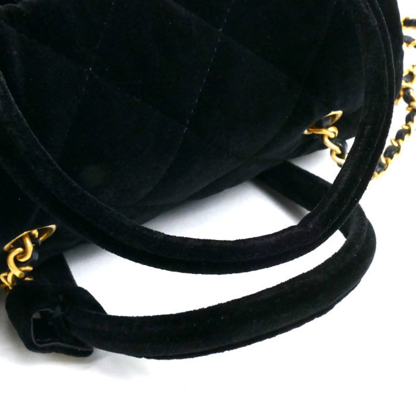 Chanel Velvet Mini Bowling 2024 Vip 2-Way Shoulder Bag