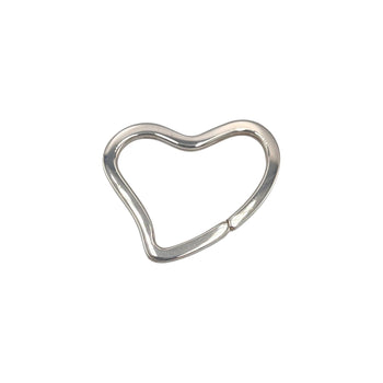 Tiffany & Co. Open Heart Key Ring In Sterling Silver