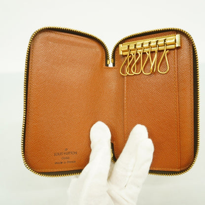 Louis Vuitton Monogram Pochette 6 Cls Key Case M62610 Brown