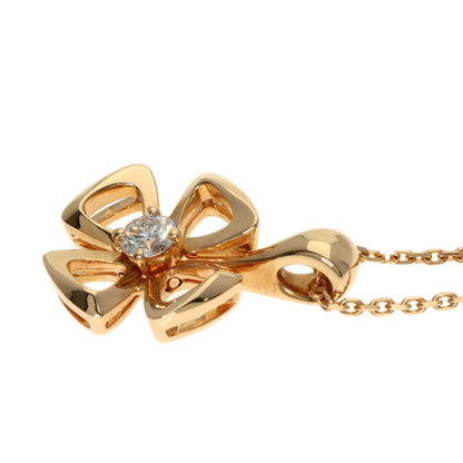 Bvlgari Fiorever Diamond Necklace In 18K Pink Gold