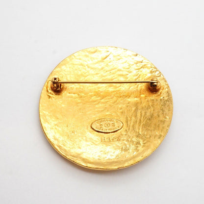Chanel Coco Mark Circle Brooch