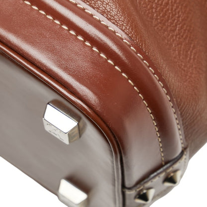Louis Vuitton Suhali Lockit Pm Handbag M91889 Brown Leather