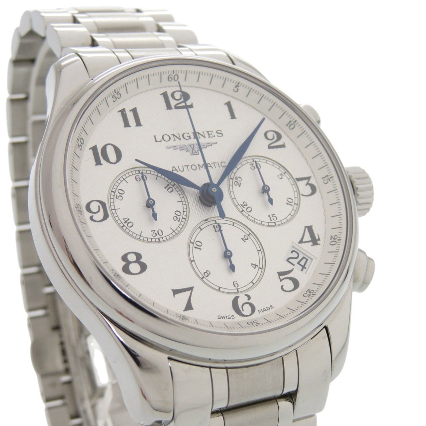 Longines Master Collection L2.693.4.78.6 Stainless Steel White Dial Silver Automatic Watch 1583