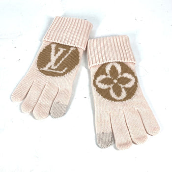 Louis Vuitton M79254 Flight Mode Glove Maille Lv Medallion Gloves Wool