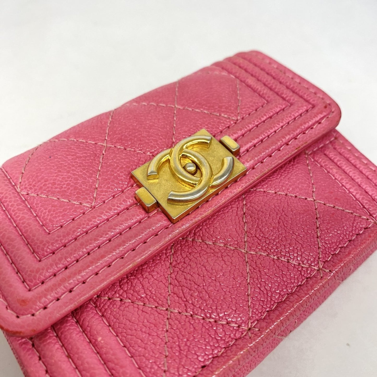 Chanel Boy Tri-Fold Wallet