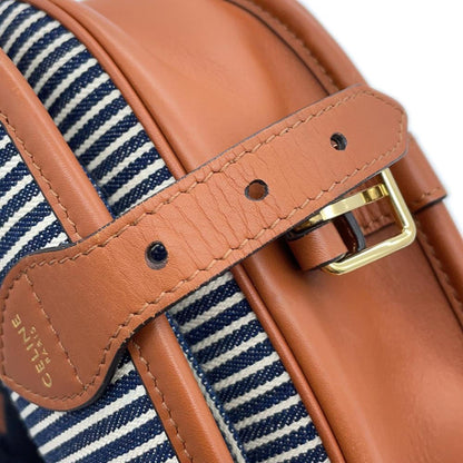 Celine Shoulder Bag Medium Folco Triomphe Stripe 191502 Celine Bags