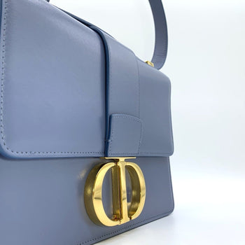 Christian Dior Dior Christian 30 Montaigne Shoulder Bag Blue Leather