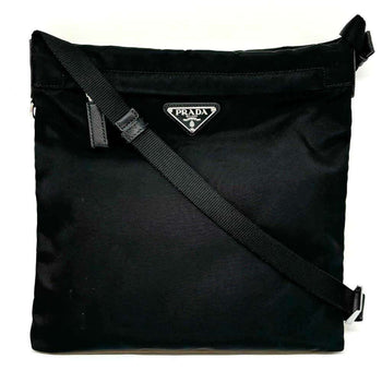 Prada Shoulder Bag Nylon Black Triangle 2Vh055 Prada