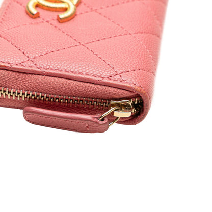 Chanel Matelasse Coco Mark Business Card Case