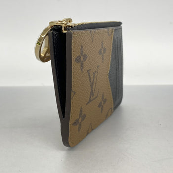 Louis Vuitton Monogram Reverse Porte-Carto-Rommie Wallet/Coin Case M81912 Brown