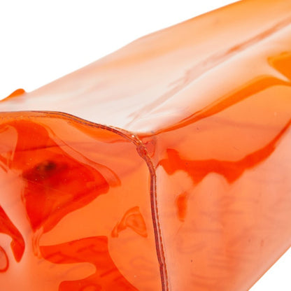 Herms Vinyl Kelly "Journey To Wonderland" Exhibition Handbag Tote Bag Orange