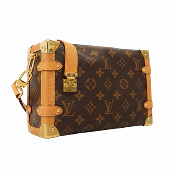 Louis Vuitton Monogram Side Trunk Mm M46358 Brown 2-Way Bag