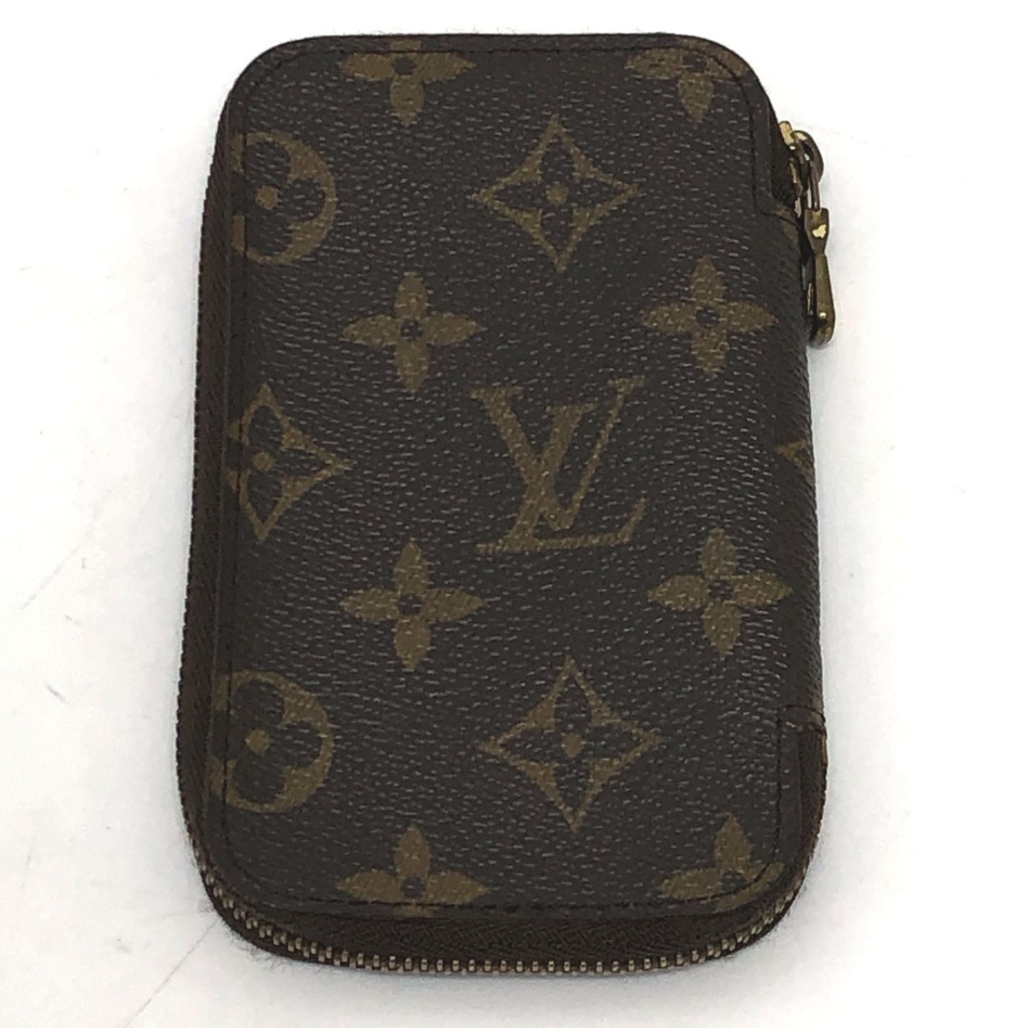 Louis Vuitton M62610 Monogram Canvas Pochette 6 Cls Round 6-Key Case In Brown