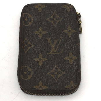 Louis Vuitton M62610 Monogram Canvas Pochette 6 Cls Round 6-Key Case In Brown