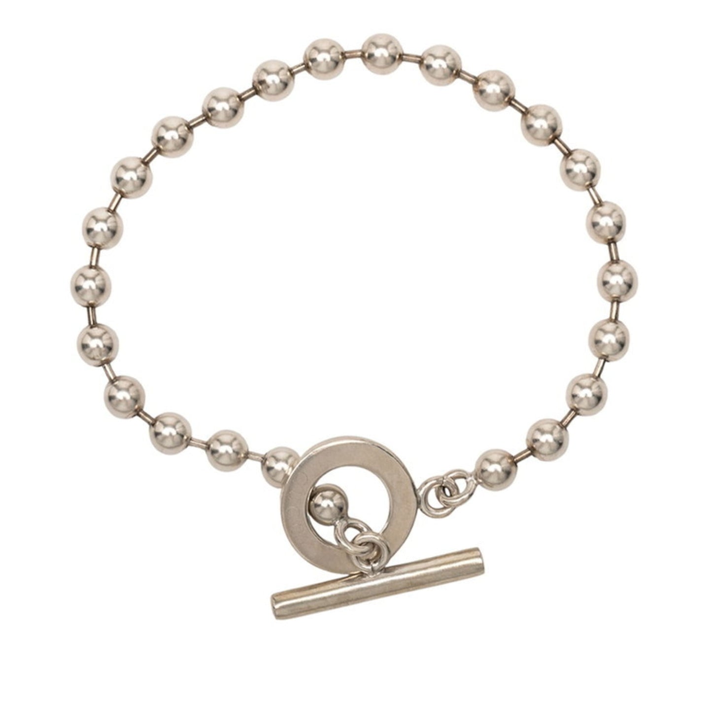 Gucci Ball Chain Bracelet In Sv925 Silver