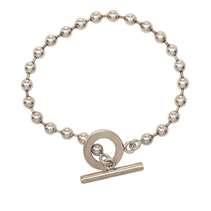 Gucci Ball Chain Bracelet In Sv925 Silver