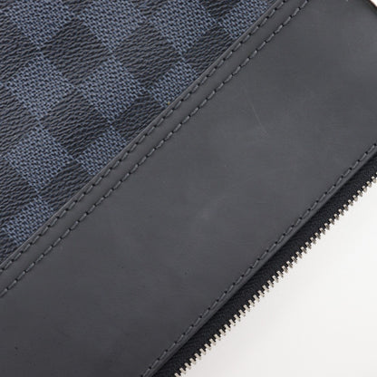 Louis Vuitton Louis Vuitton Greenwich Shoulder Bag N41348 X Damier Cobalt 2014 Black/Navy