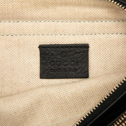 Gucci New Jackie Chain Shoulder Bag 283061 Black Leather