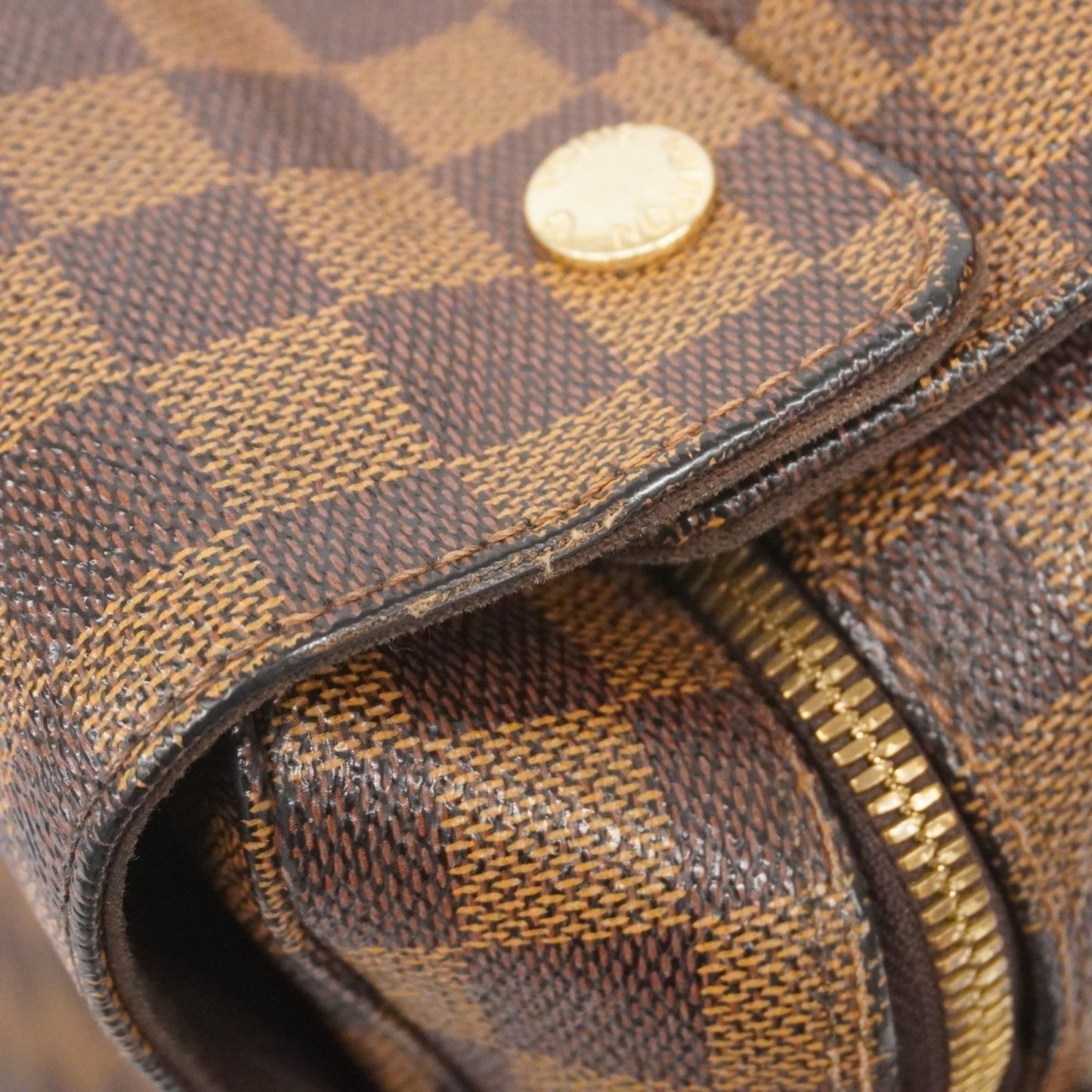 Louis Vuitton Shoulder Bag Damier Naviglio N45255 Ebene
