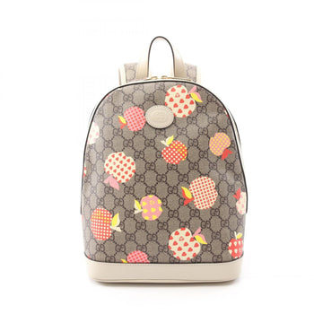 Gucci Les Pommes Apple & Heart Gg Supreme Backpack