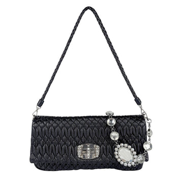 Miu Miu Miu Shoulder Bag In Matelasse Leather
