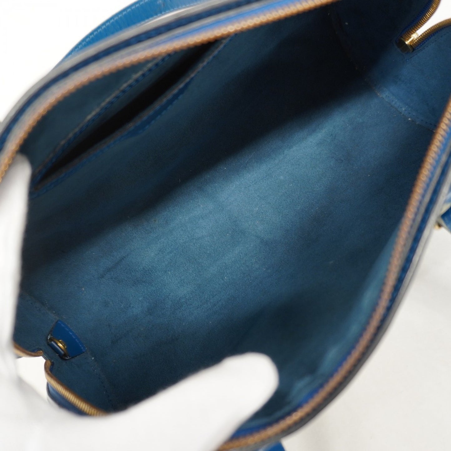 Louis Vuitton Epi Soufflot Handbag M52225 Toledo Blue