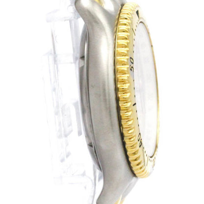 Tag Heuer Sel Chronograph Gold Plated Steel Watch Cg1121Polished