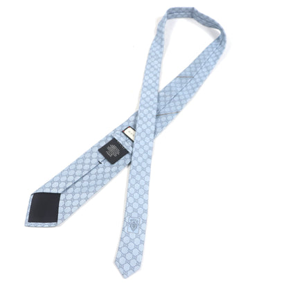 Gucci 562827 100% Silk Cravate Gg Print Necktie