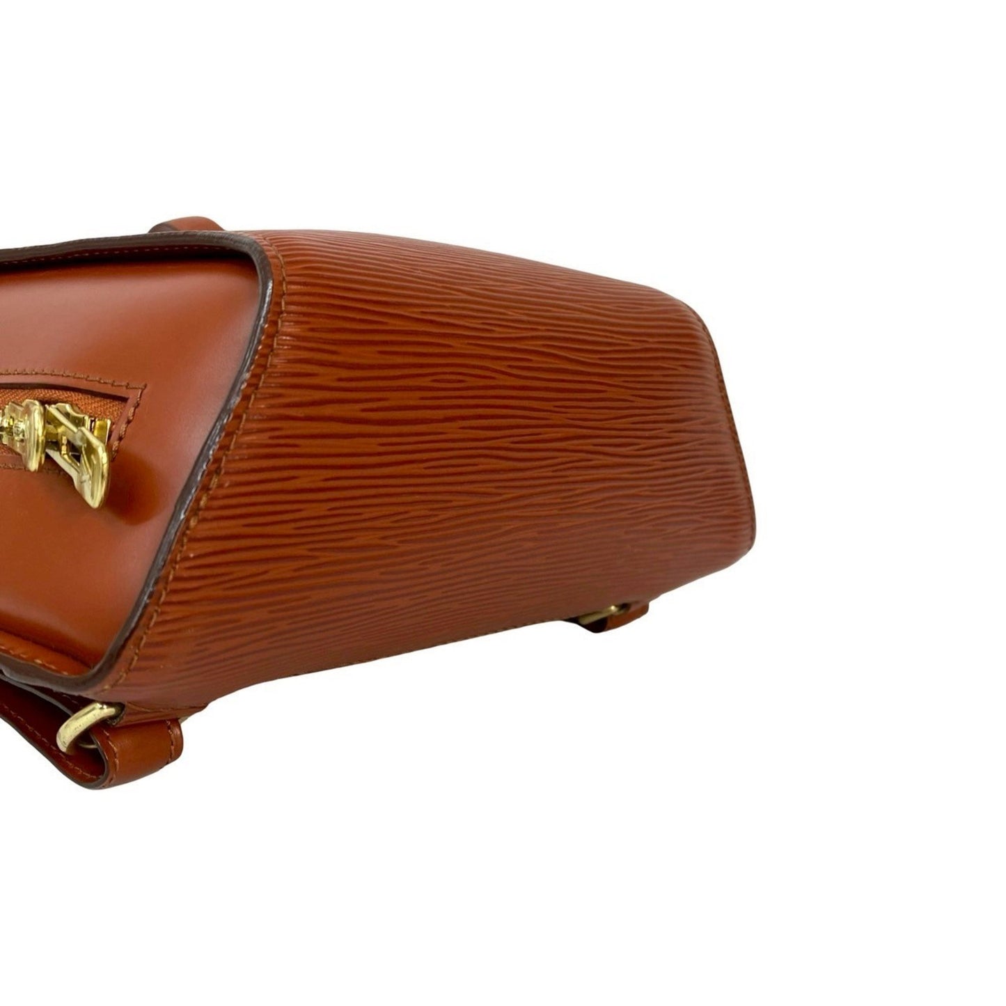 Unused Louis Vuitton Mabillon Epi Leather Backpack/Daypack In Kenya Brown