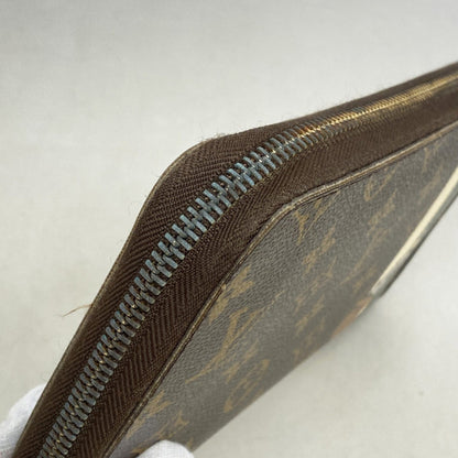 Louis Vuitton Monogram Gloom Zippy Organizer Long Wallet M60035 Brown Vert