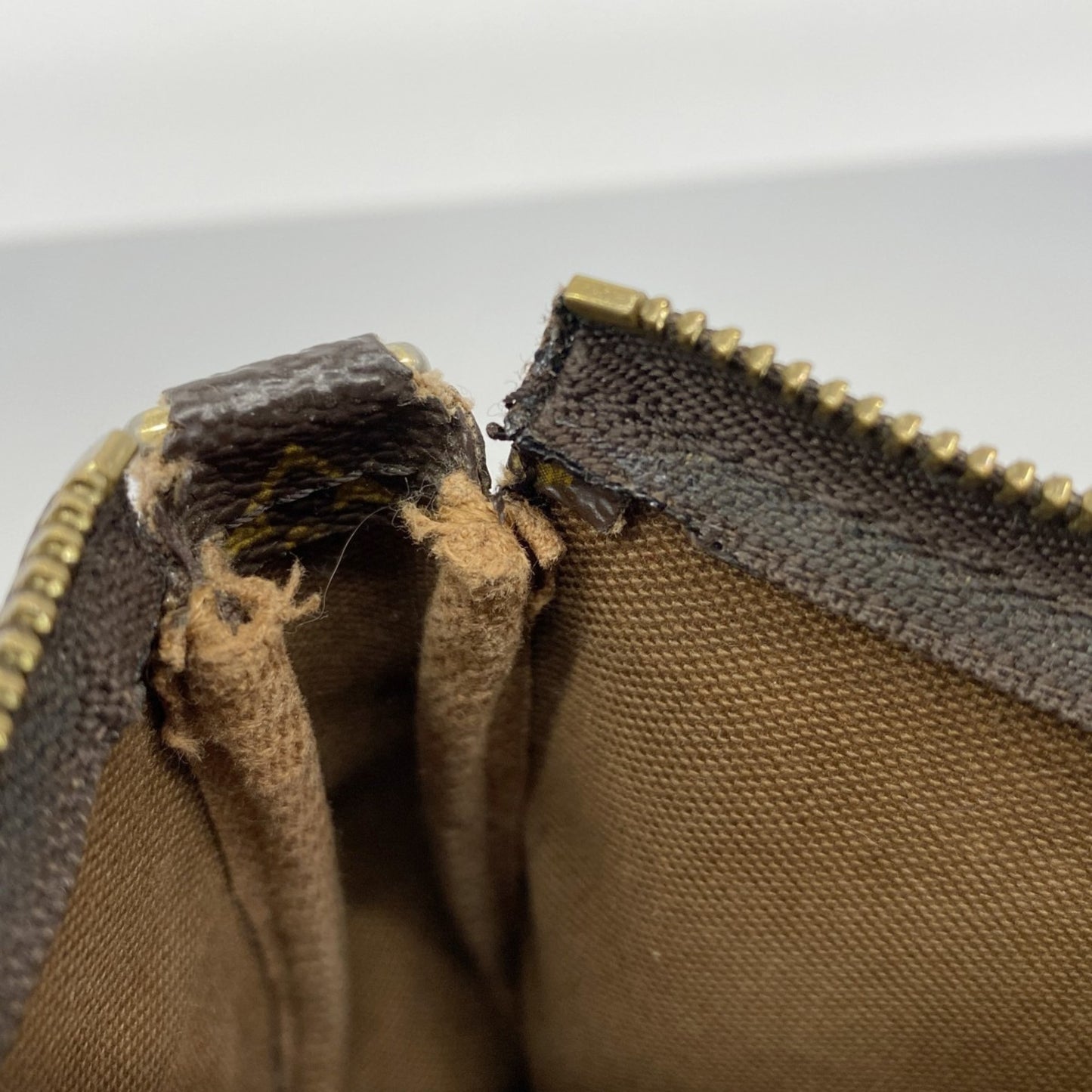 Louis Vuitton Monogram Pochette Accessoires M51980 Brown