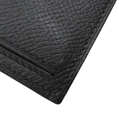 Hermes Herms Bearn Soufflet Long Wallet In Black