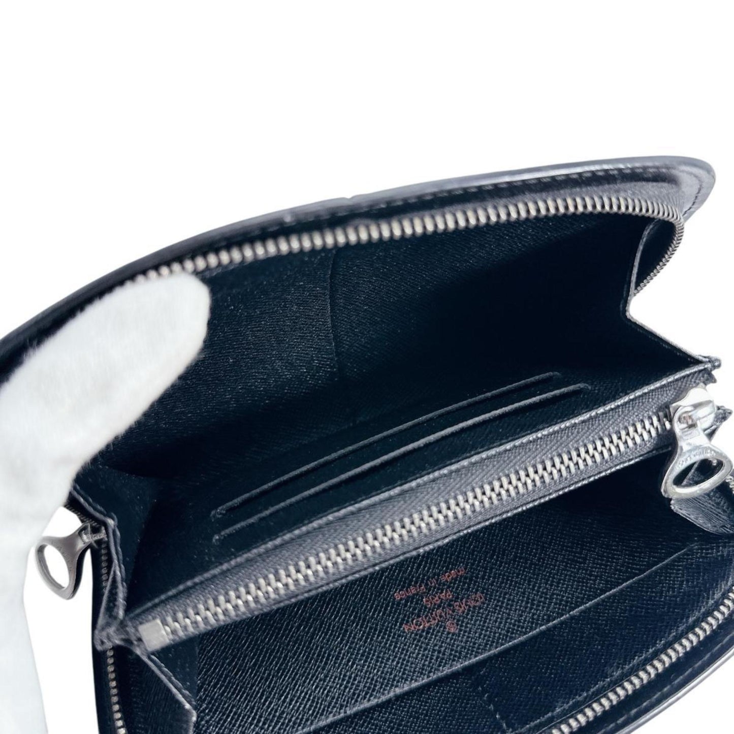 Louis Vuitton Louis Vuitton Long Wallet Epi Portefeuille Z Leather M63442 Black