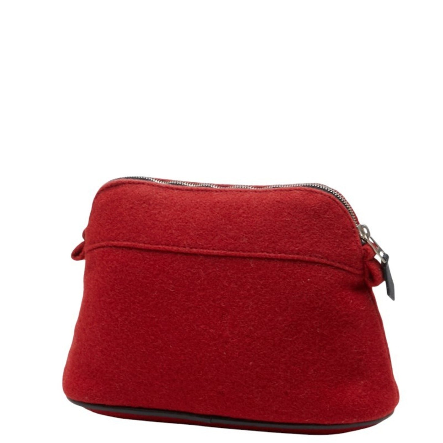 Hermes Bolide Pouch 20 Red Wool