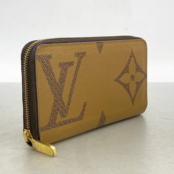 Louis Vuitton Monogram Giant Reverse Zippy Wallet M69353 Brown