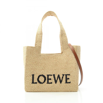 Loewe Loewe Font Medium Tote Bag Raffia