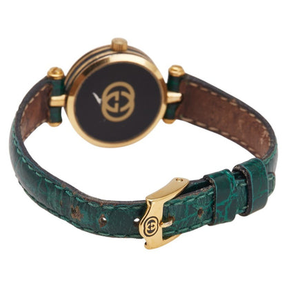 Gucci Women'S Quartz Watch With Black Dial