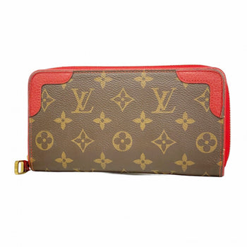 Louis Vuitton Monogram Retiro Zippy Wallet M61854 Brown