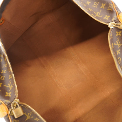 Louis Vuitton Monogram Keepall 55 Boston Bag M41424 Brown
