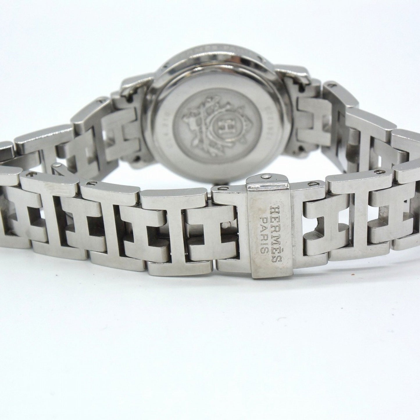 Hermes Clipper Cl4.210 Quartz Watch In Stainless Steel