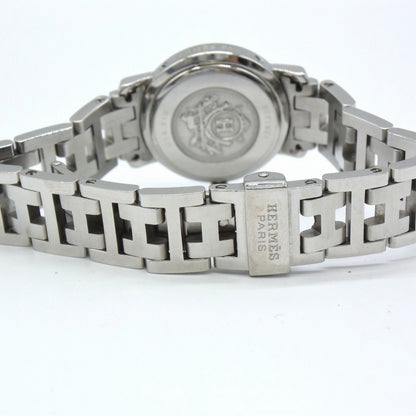 Hermes Clipper Cl4.210 Quartz Watch In Stainless Steel