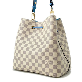 Louis Vuitton Shoulder Bag Damier Azur Neonoe N40153 Louis Vuitton Blue