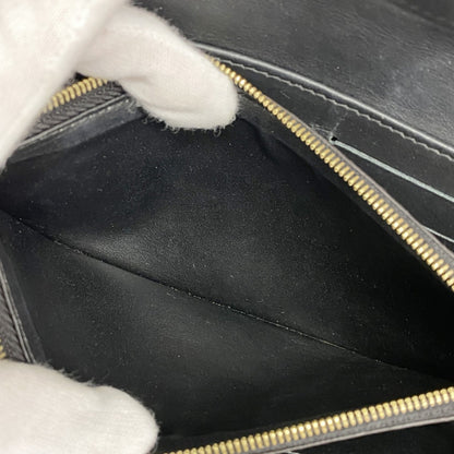 Louis Vuitton Monogram Portefeuille Cherrywood Long Wallet M62558 Black/Brown