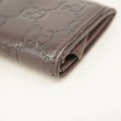 Gucci Wallet/Coin Case Guccissima 120964 Light Brown Leather