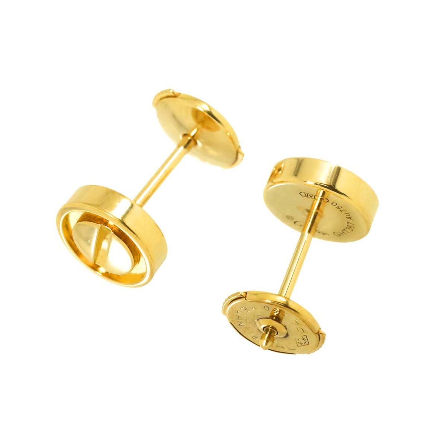 Cartier Love Earrings In 18K Yellow Gold