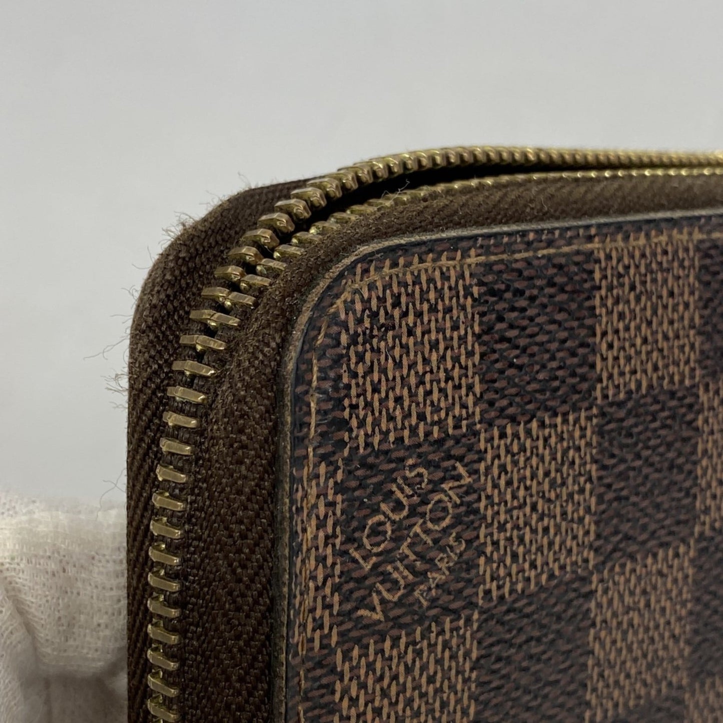 Louis Vuitton Damier Zippy Wallet N60015 Ebene Long