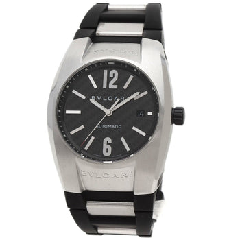 Bvlgari Eg40 Ergon Carbon Watch Stainless Steel Rubber