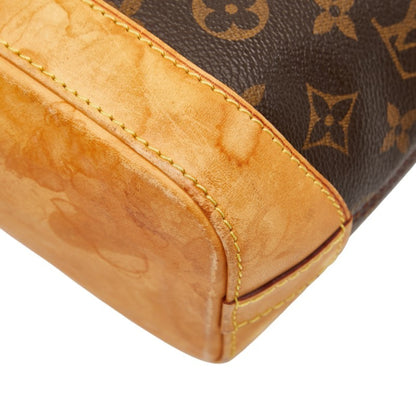 Louis Vuitton Monogram Lockit Tote Bag M40102 Brown Leather