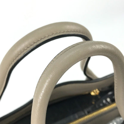 Prada 1Ba579 Logo 2Way Hand Bag Crossbody Shoulder Bag Shoulder Bag Gray
